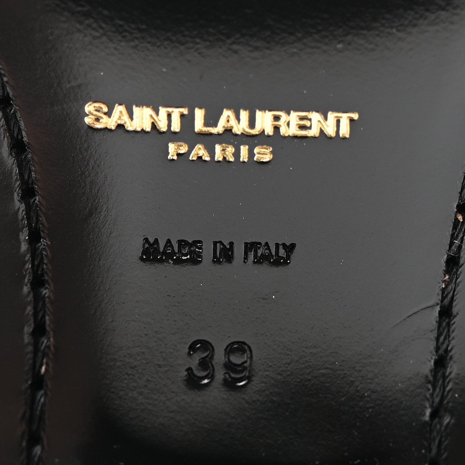Saint Laurent Patent Clementi Ankle Zip Boot 39 Black 6 of 21