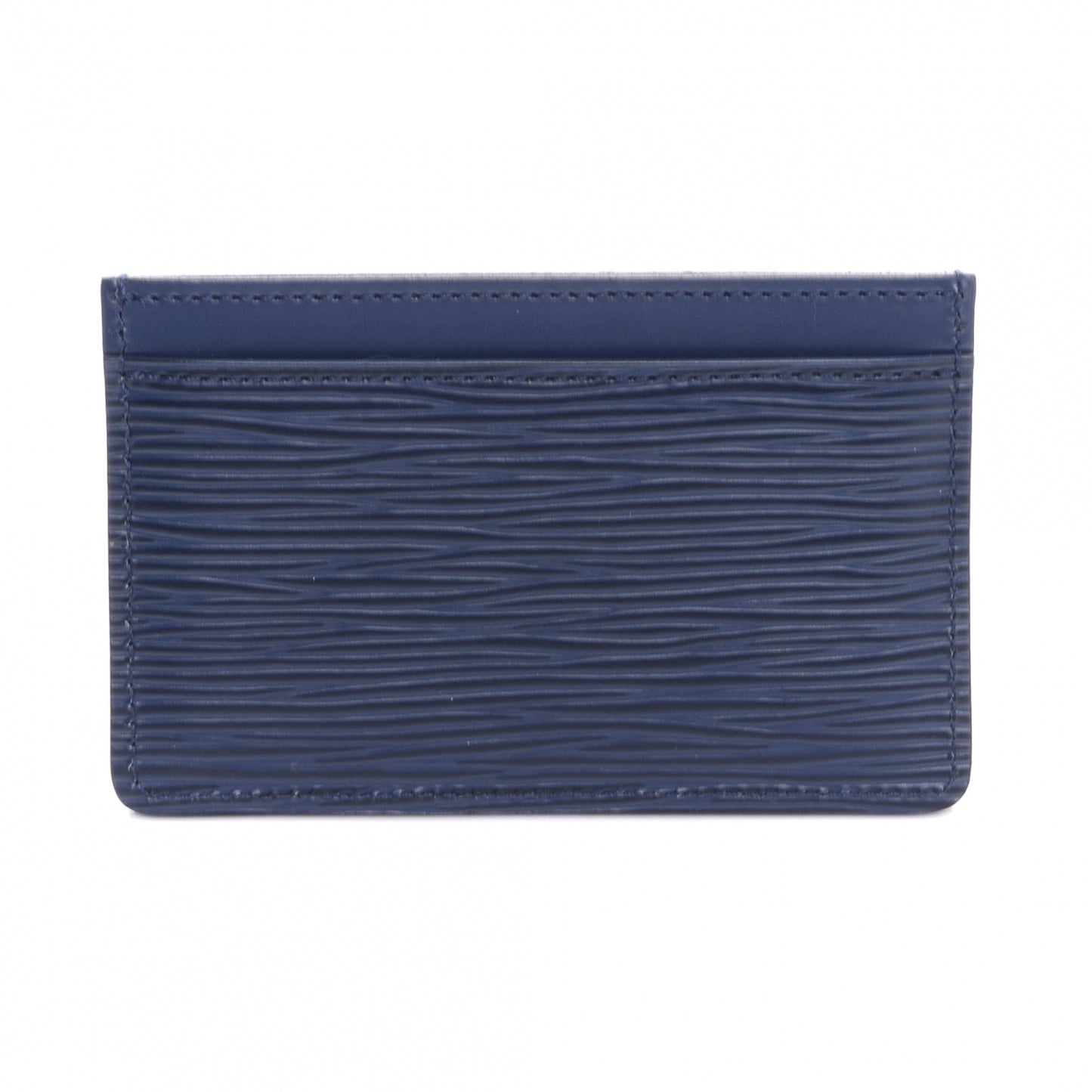 Epi Card Holder Indigo