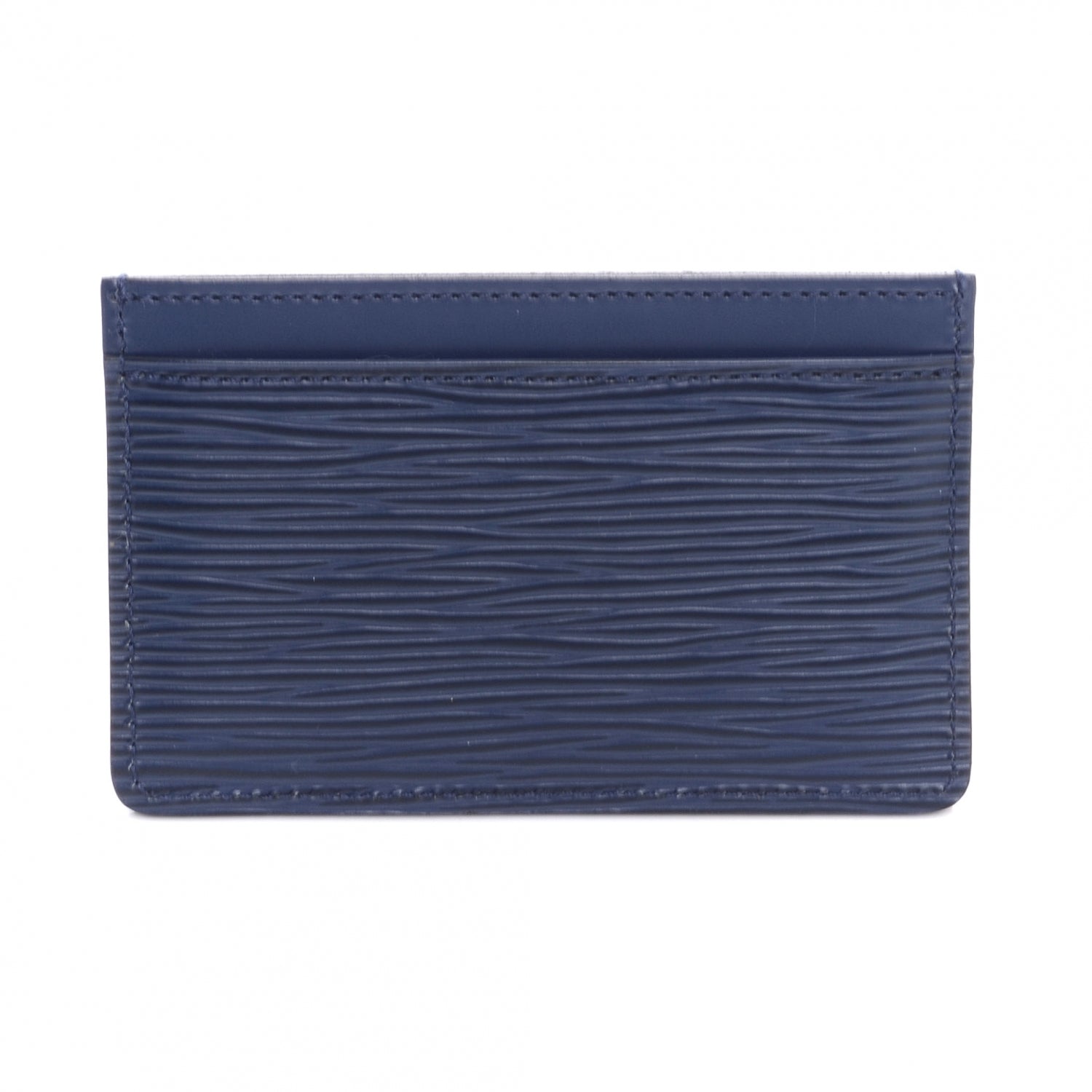 Louis Vuitton Epi Card Holder Indigo 3 of 6