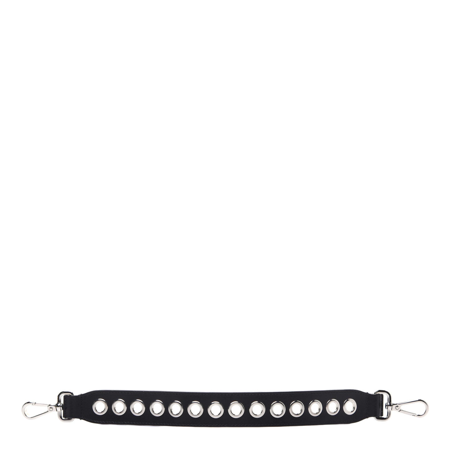 Vitello Liberty Grommet Bi-Color Mini Strap You Black Camelia