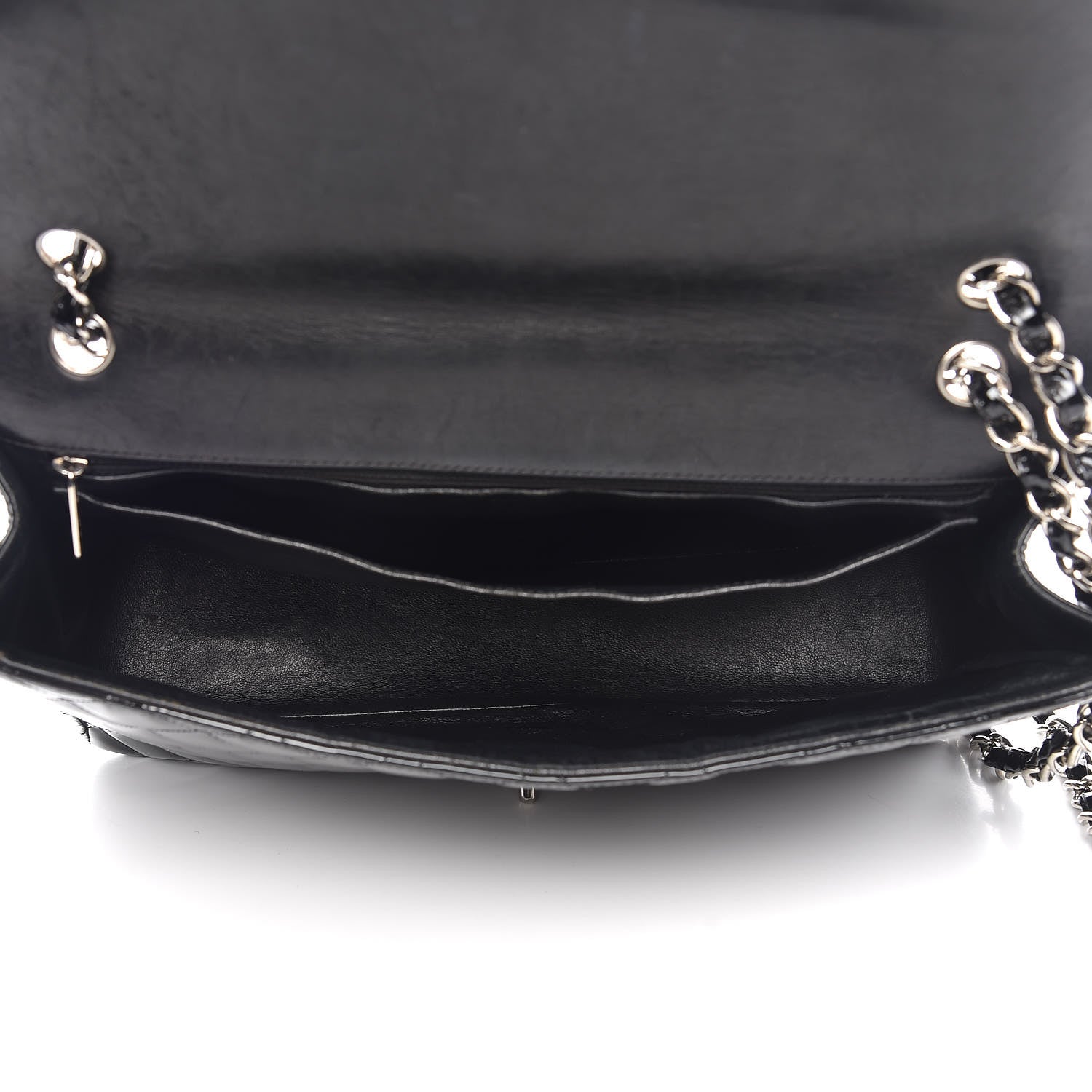 Chanel Patent Quilted Maxi Single Flap Black 5 of 17