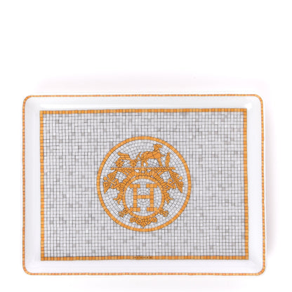 Hermes Porcelain Mosaique au 24 Sushi Plate 6 of 8