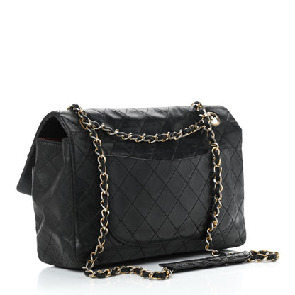Chanel Lambskin Quilted Medium Single Flap Black 4 of 21