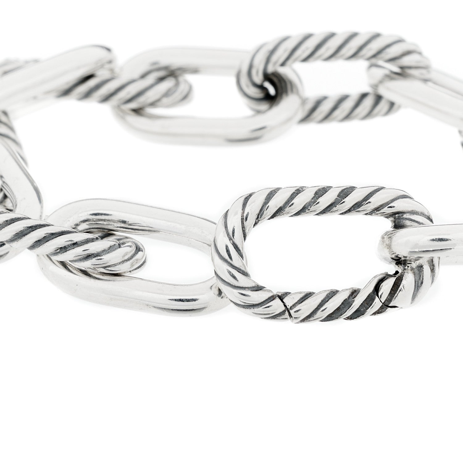 David Yurman Sterling Silver 11mm Madison Chain Bracelet 3 of 4