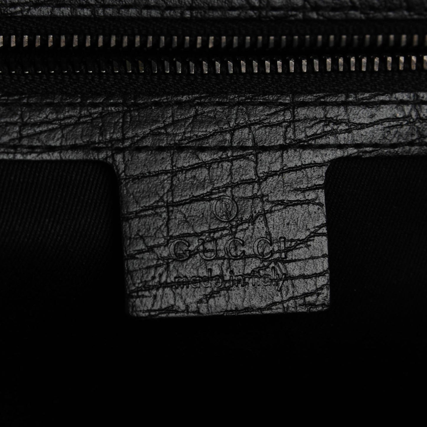 Monogram Bamboo Bullet Bag Black