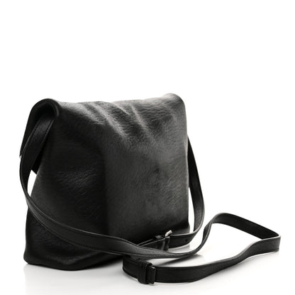Saint Laurent Lambskin Monogram Large Pouch On Strap Black 4 of 17