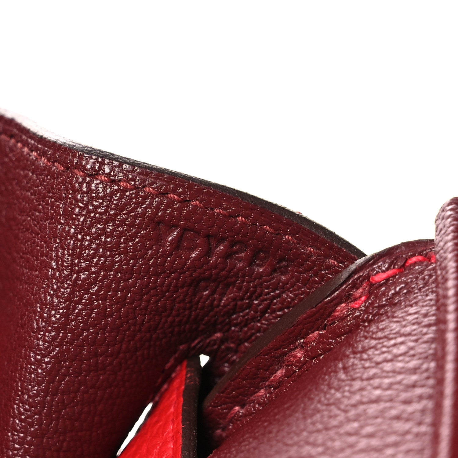 Hermes Togo Verso Birkin 30 Rouge Vif Rouge H 7 of 13