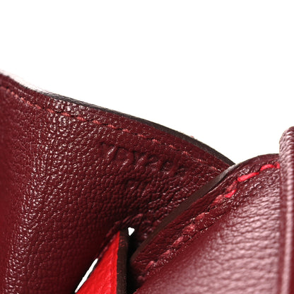 Hermes Togo Verso Birkin 30 Rouge Vif Rouge H 7 of 13