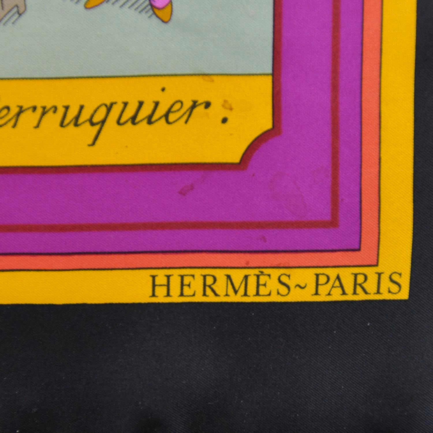 Hermes Silk Alphabet de Metiers Scarf 90 3 of 7