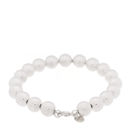 Tiffany Sterling Silver 10mm HardWear Ball Bracelet 3 of 6