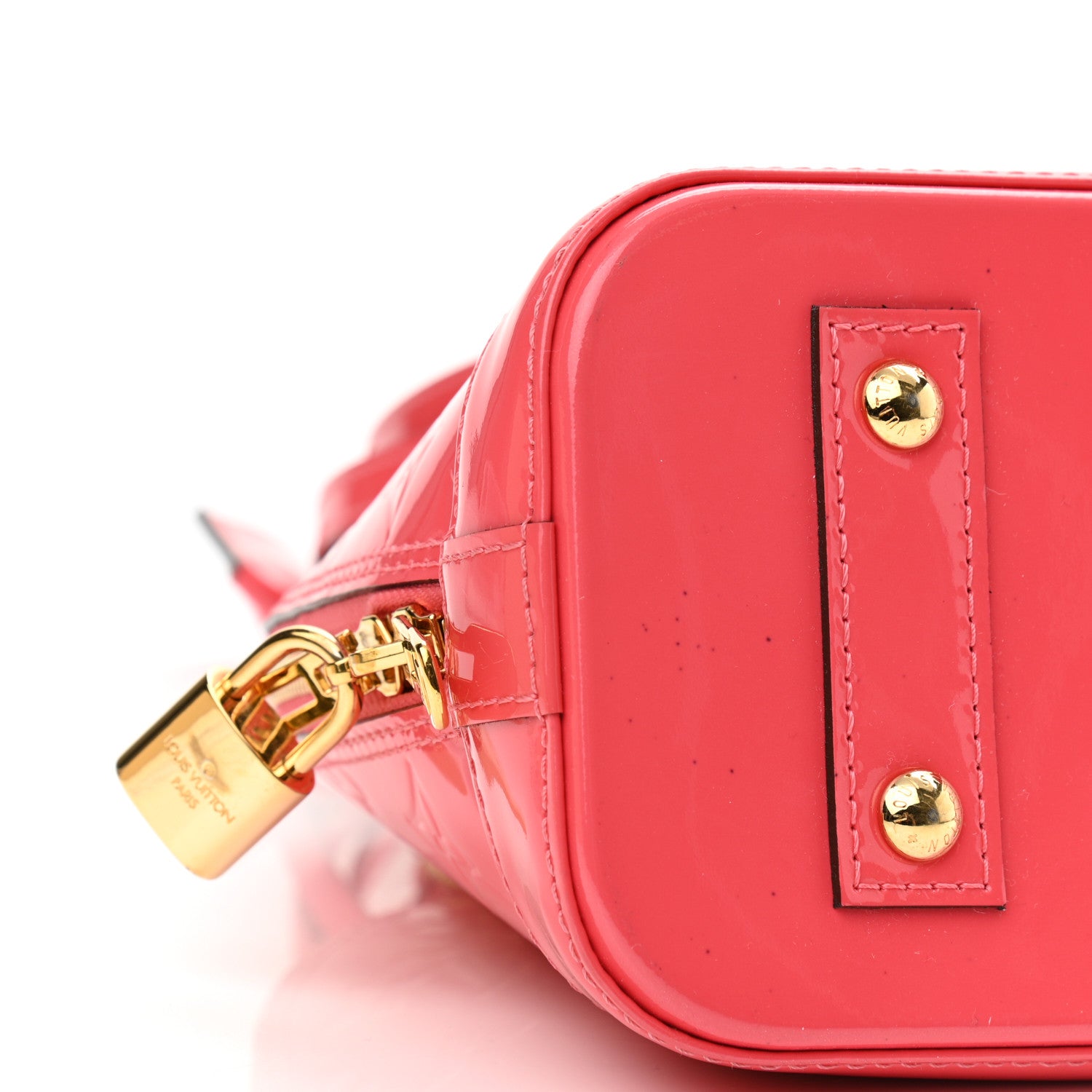 Louis Vuitton Vernis Alma BB Rose Litchi 7 of 12
