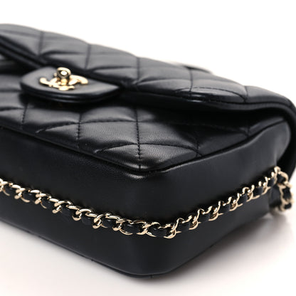 Chanel Lambskin Quilted Small My Precious Flap Black 9 of 9