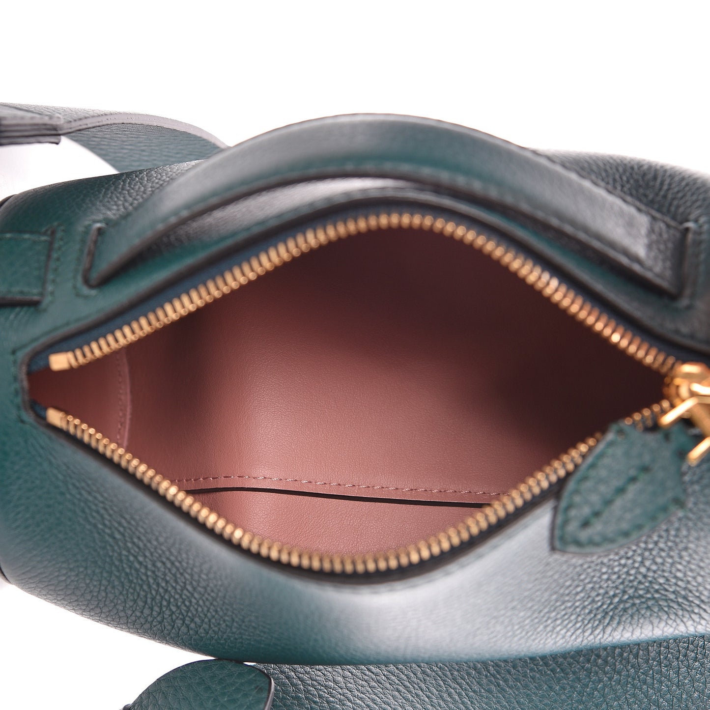Calfskin The Barrel Bag Dark Cyan
