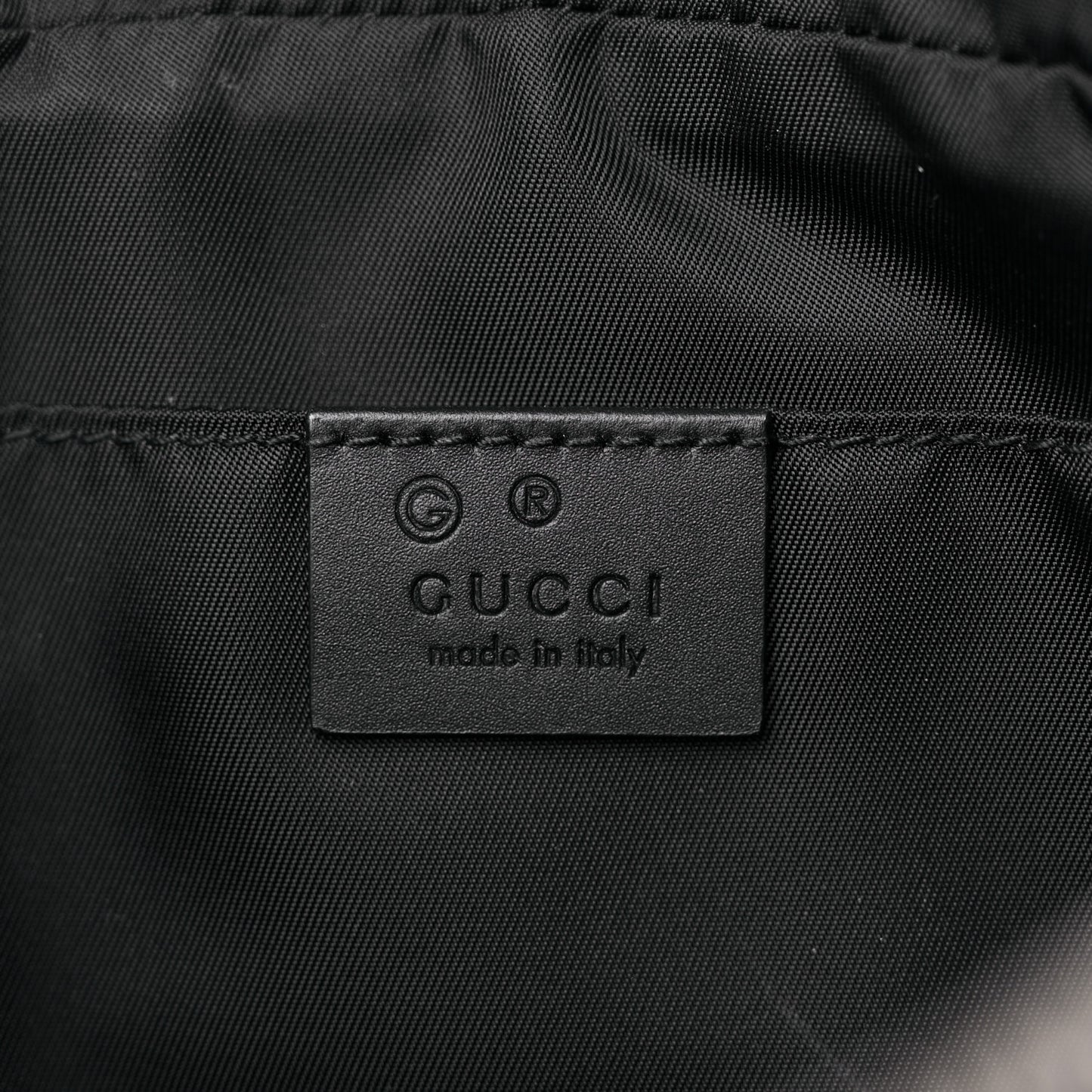 Canvas Web Slim Belt Bag Black