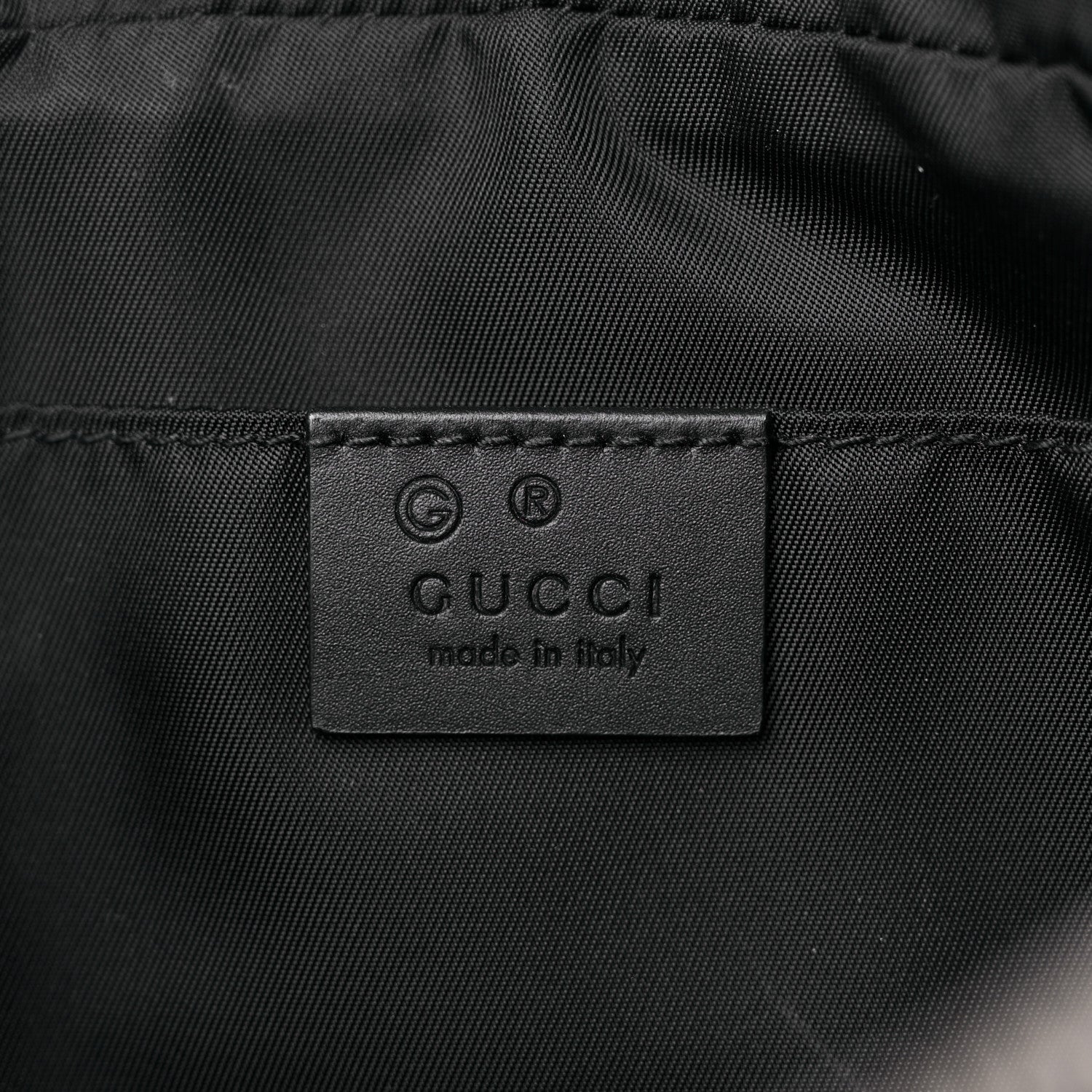 Gucci Canvas Web Slim Belt Bag Black 7 of 15