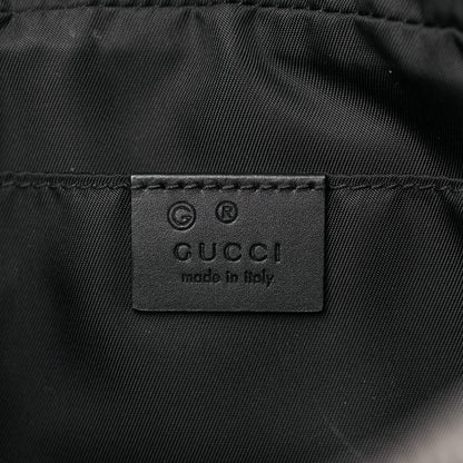 Gucci Canvas Web Slim Belt Bag Black 7 of 15