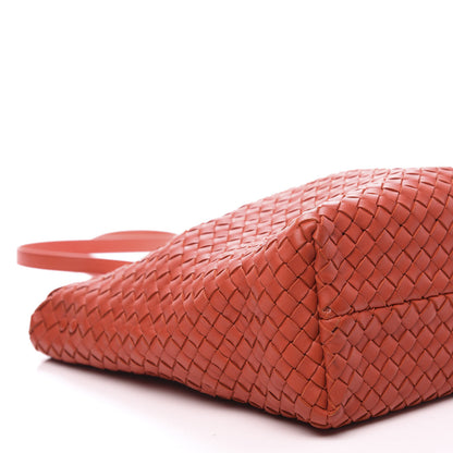 Bottega Veneta Nappa Intrecciato Cabat Bucket Poppy 8 of 11