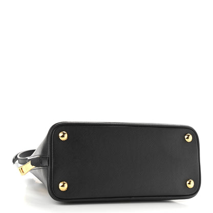 Prada Saffiano Lux Mini Promenade Tote Black 4 of 9