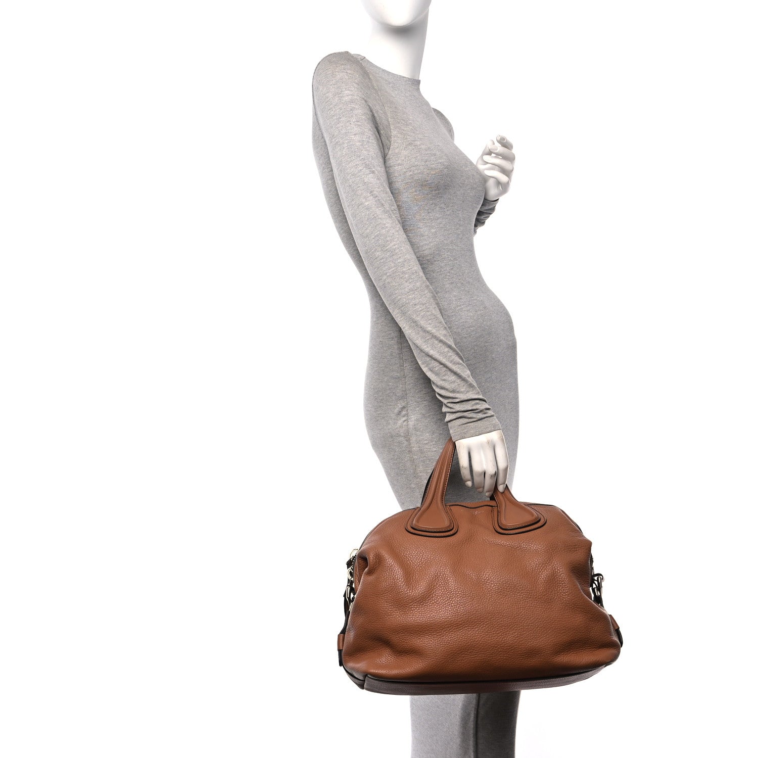 Givenchy Waxy Grained Calfskin Medium Nightingale Brown 2 of 12