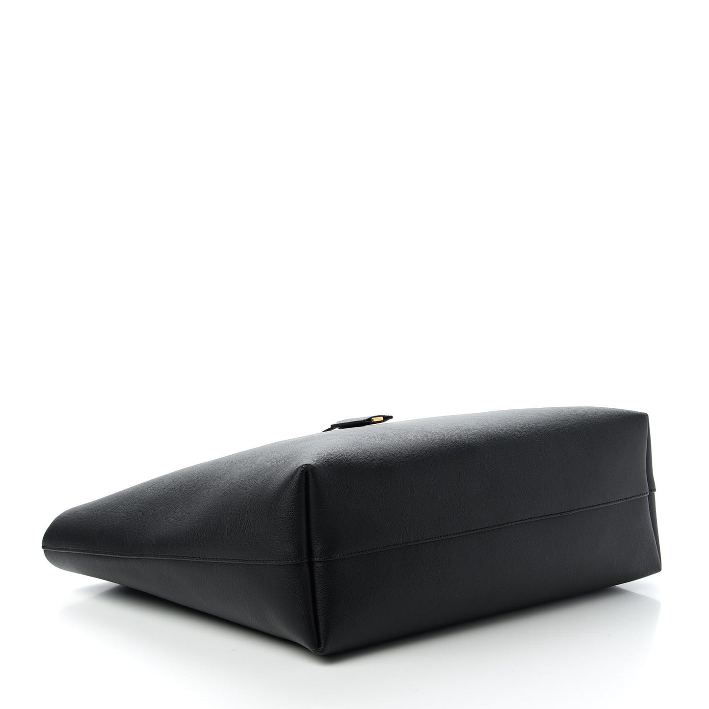 Calfskin Large Shopping Tote Black