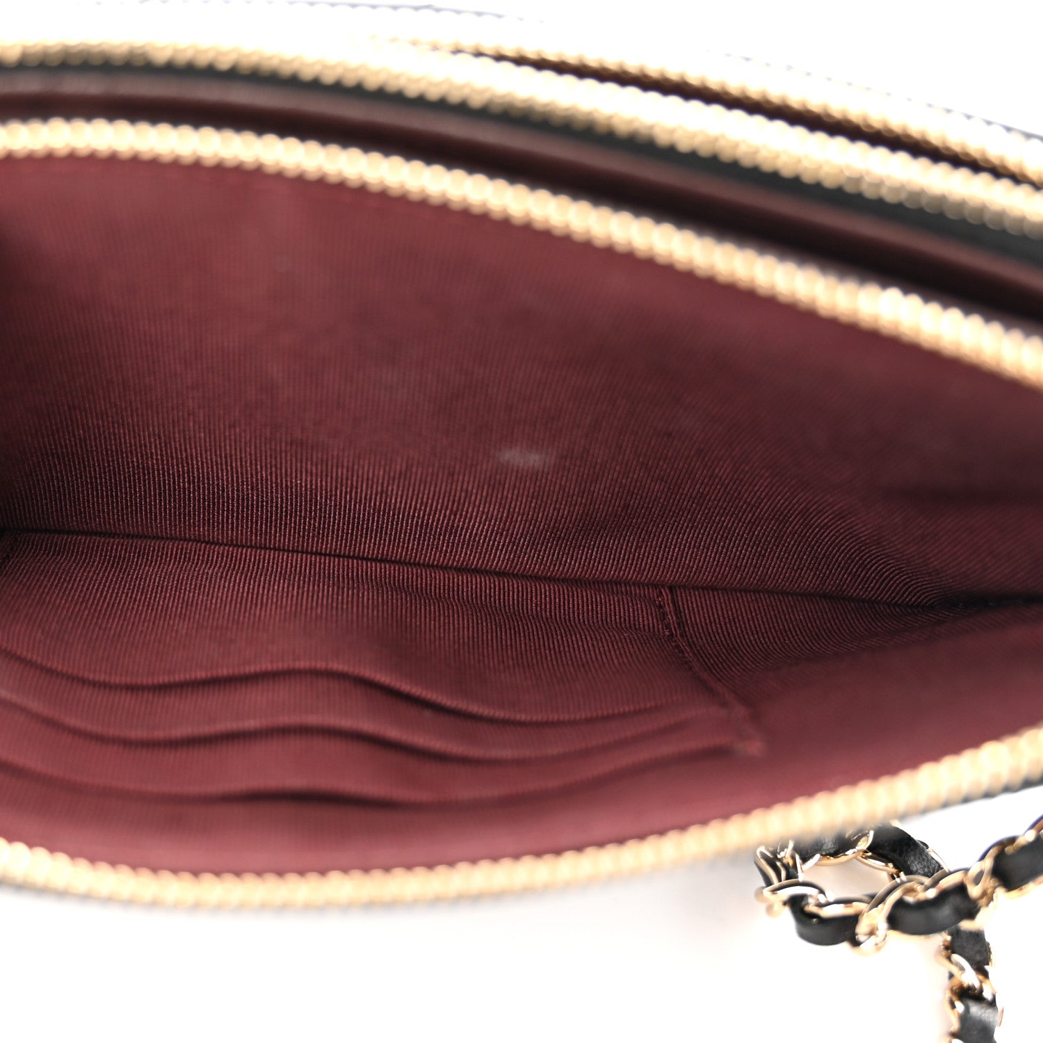 Chanel Lambskin Quilted Small Clutch With Chain Black 6 of 13