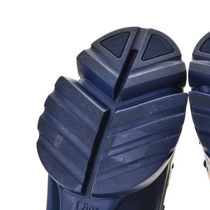 Christian Dior Neoprene Rubber Womens D-Connect Sneakers 41 Indigo Blue 7 of 11