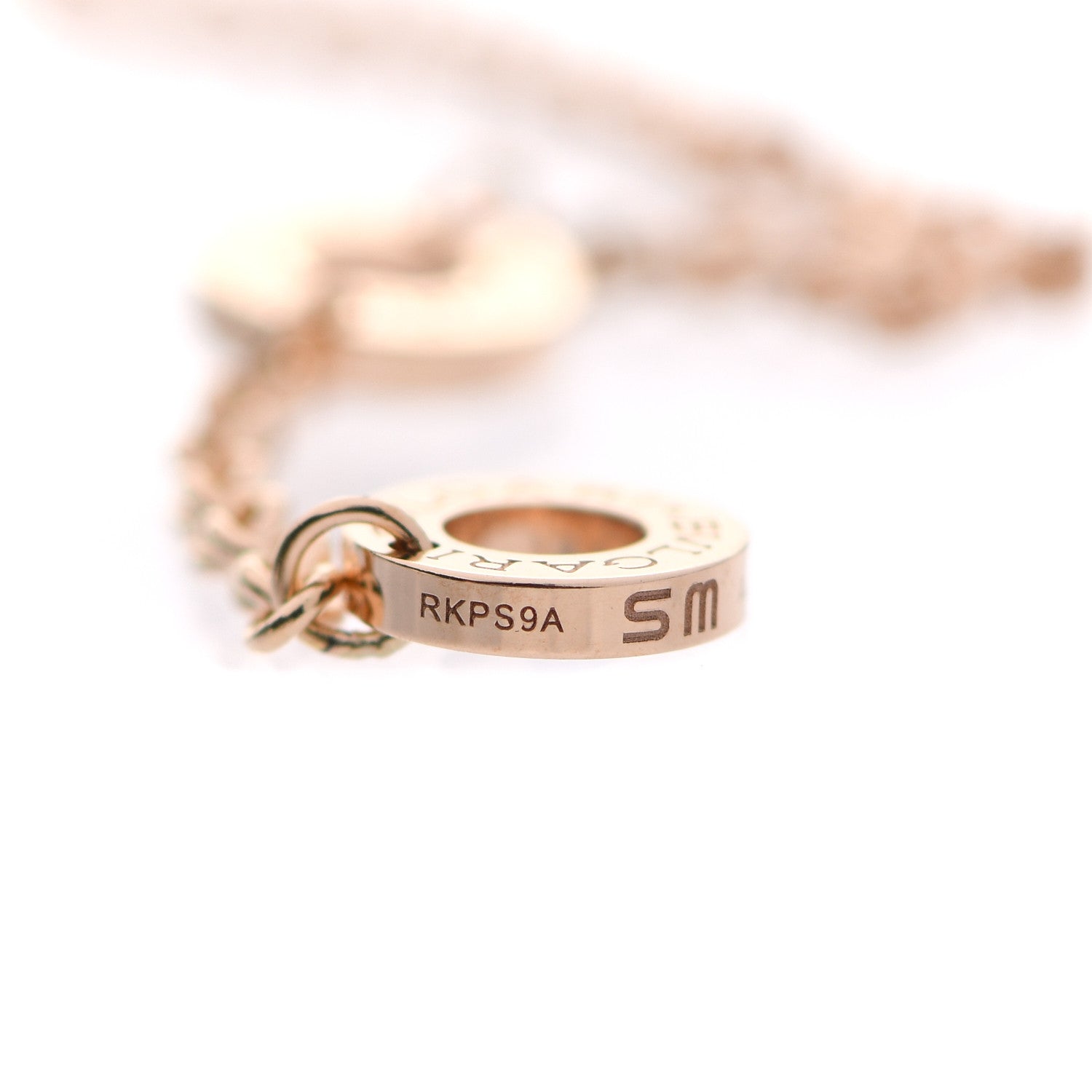 Bulgari 18K Rose Gold Mother of Pearl Carnelian BVLGARI BVLGARI Chain Bracelet 8 of 10