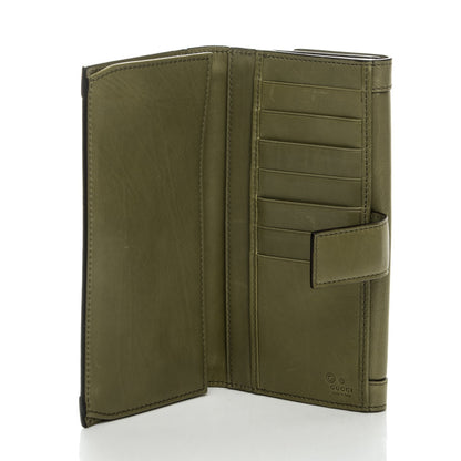Gucci Calfskin Continental Charmy Wallet Green Tea 5 of 7