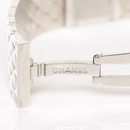 Chanel Stainless Steel Diamond 19mm Matelasse Quartz Watch 7 of 10