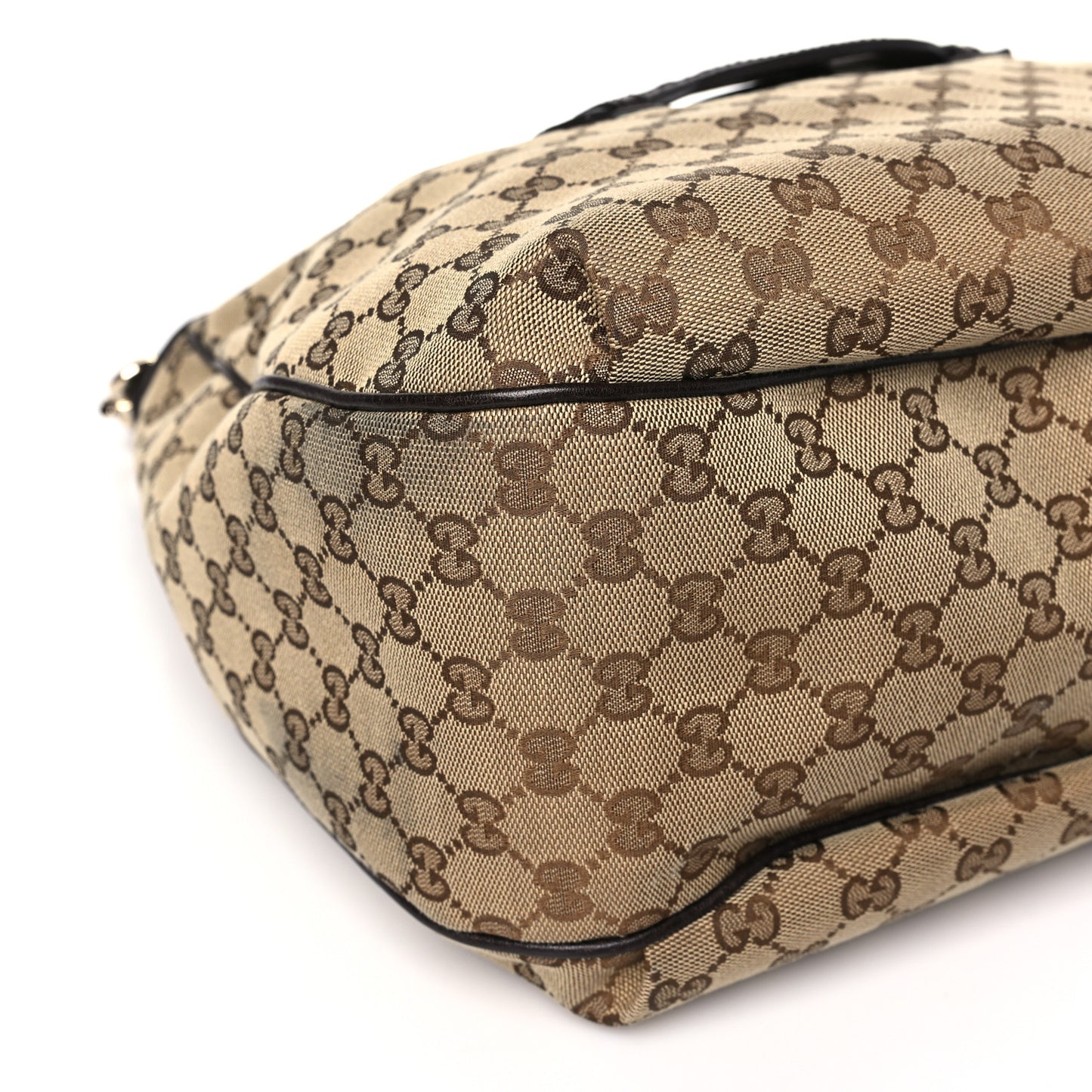 Monogram Web Medium Dressage Hobo Dark Brown