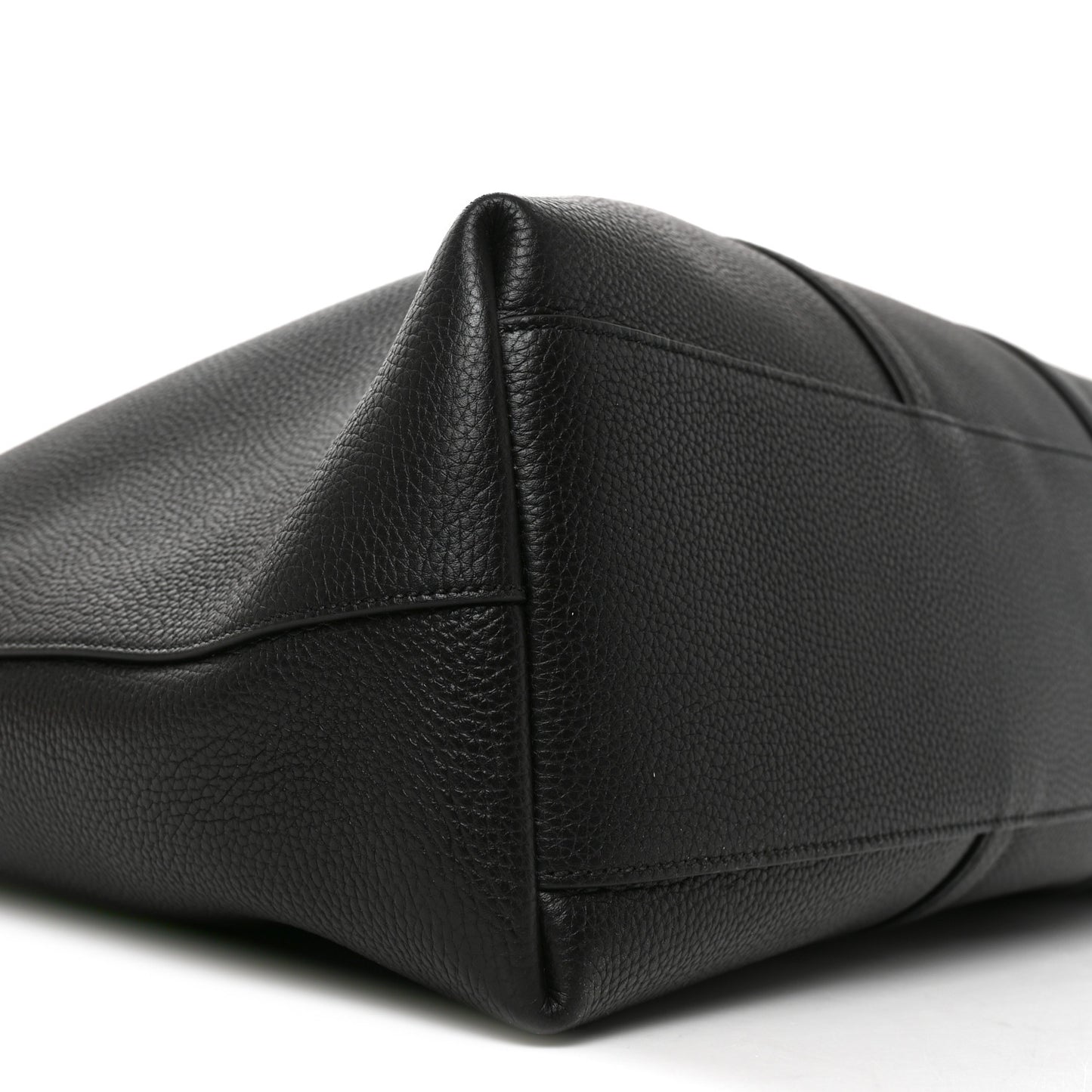Calfskin Web Maxi Tote Black