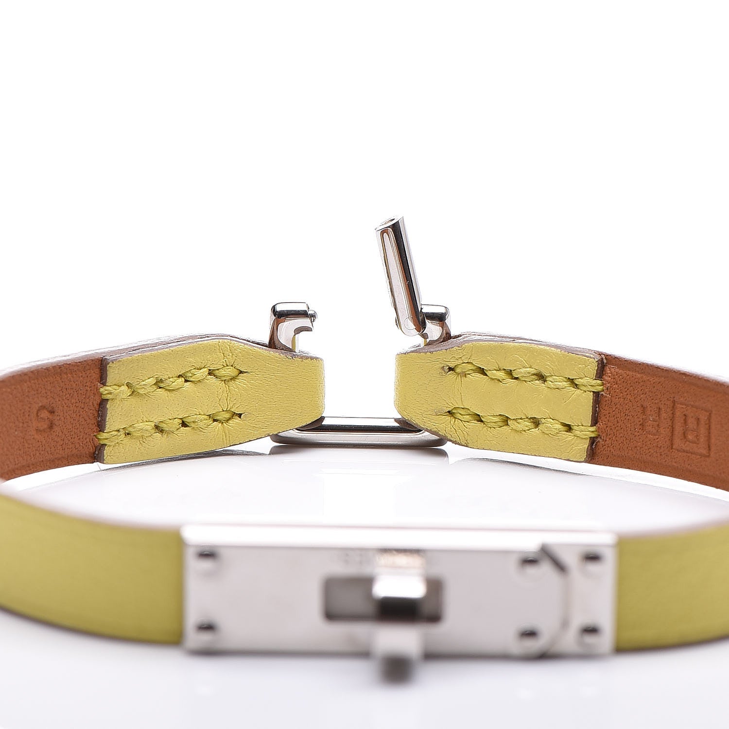 Hermes Swift Micro Kelly Bracelet S Soufre 6 of 7