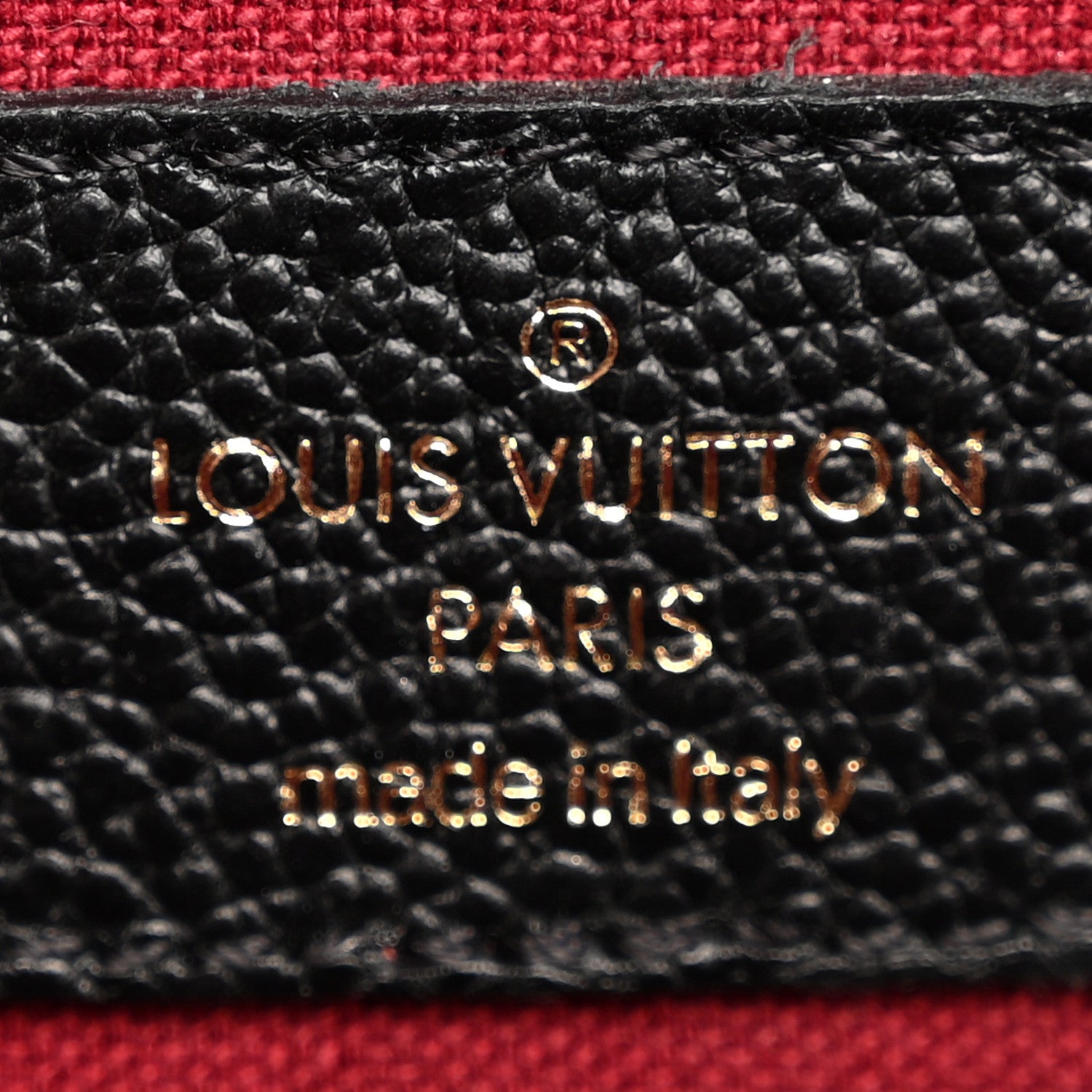 Louis Vuitton Empreinte Monogram Giant Felicie Pochette Black Beige 7 of 11