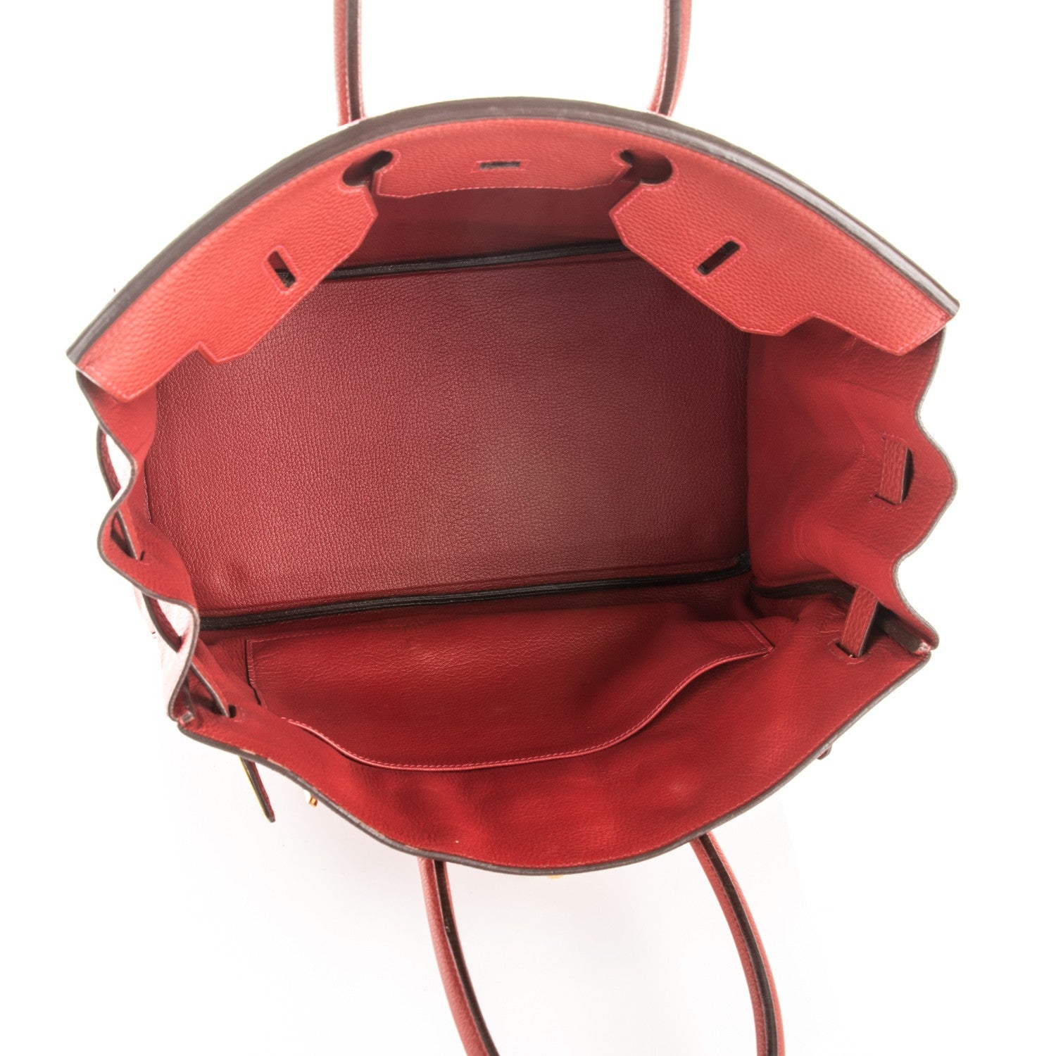Hermes Togo Birkin 35 Vermillion 7 of 28