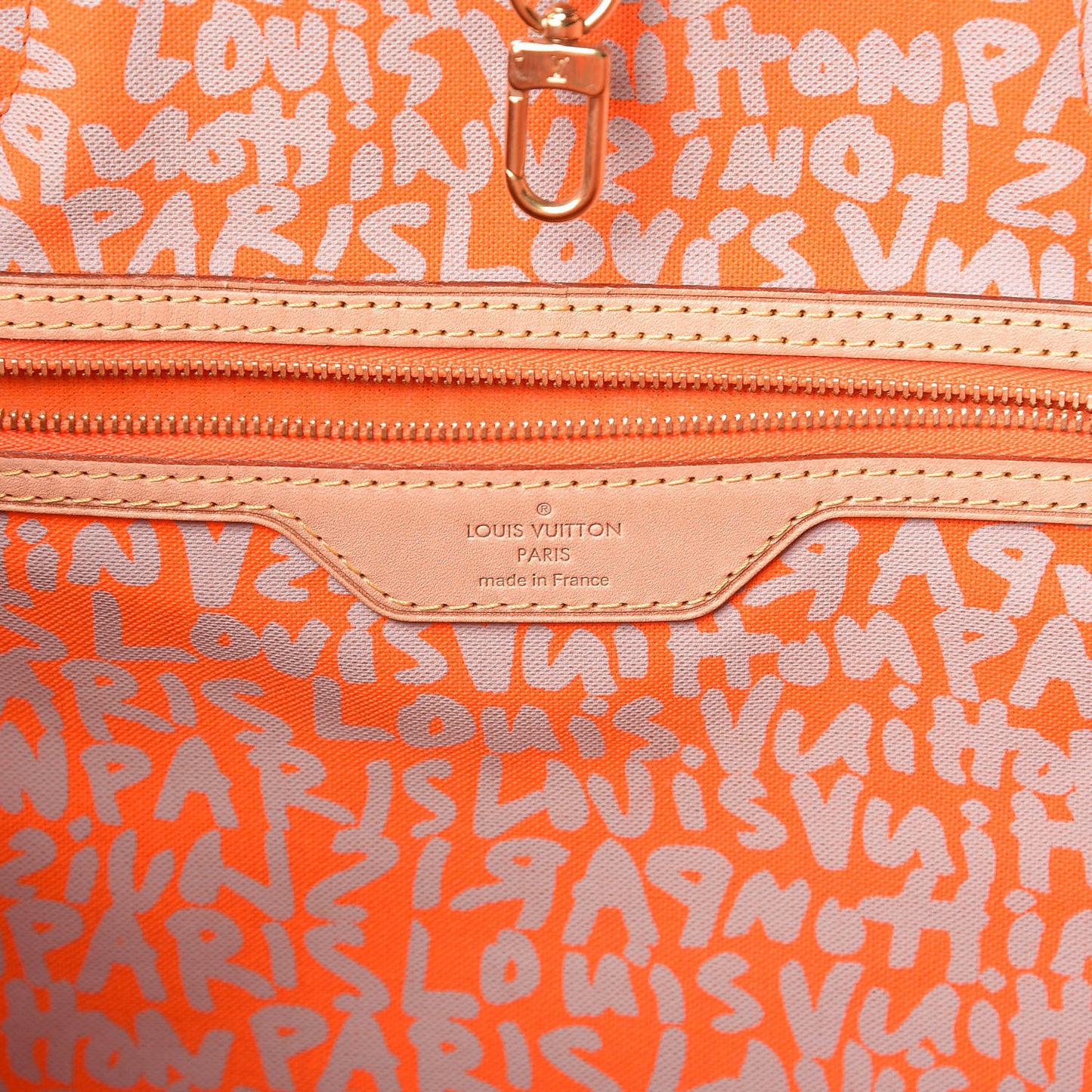 Monogram Graffiti Neverfull GM Orange