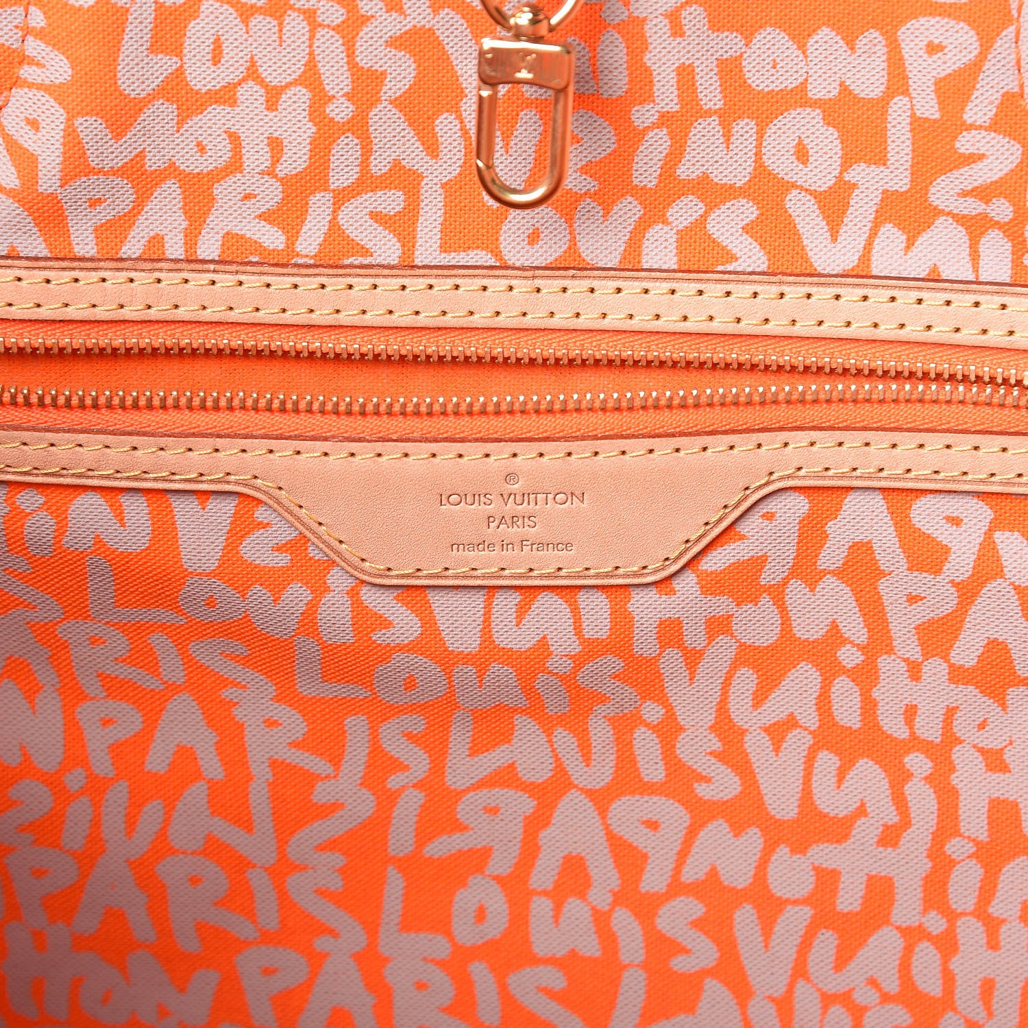 Louis Vuitton Monogram Graffiti Neverfull GM Orange 6 of 14