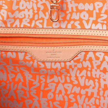 Louis Vuitton Monogram Graffiti Neverfull GM Orange 6 of 14