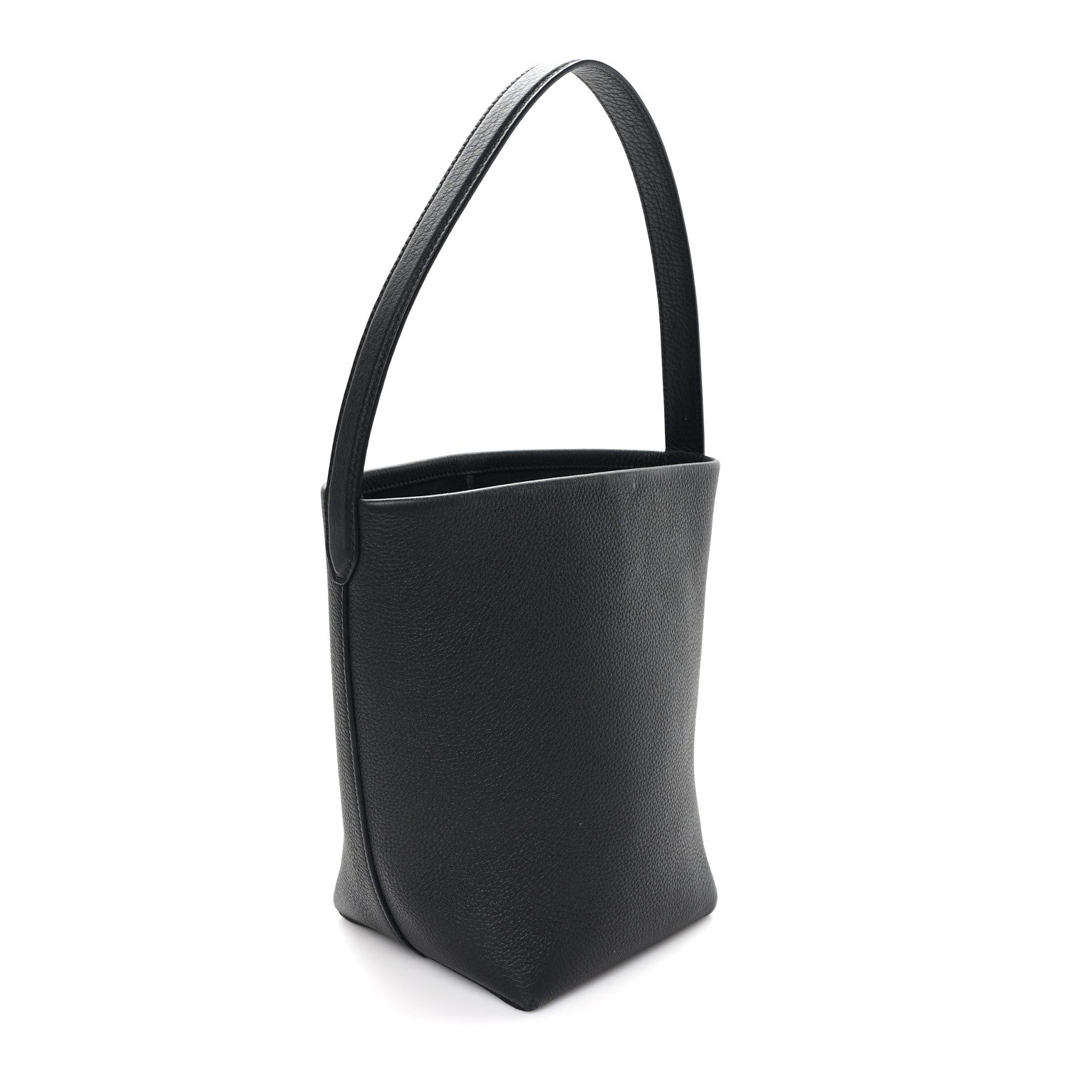 The Row Grained Calfskin Small N/S Park Tote Black 1818191