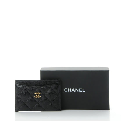 Chanel Caviar Quilted Card Holder Black 9 of 9