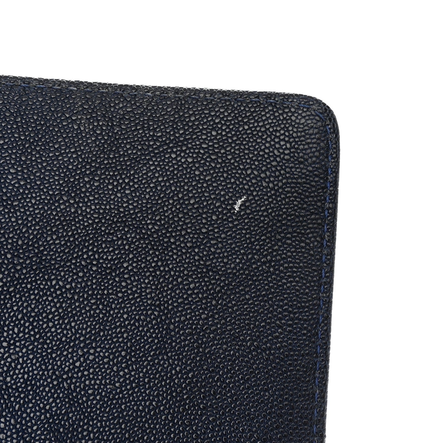 Chanel Caviar Quilted Medium Boy Flap Dark Navy Blue 8 of 9