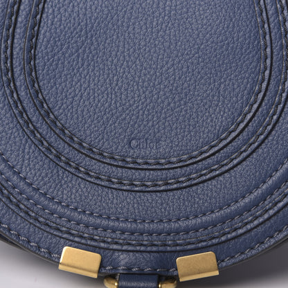 Chloe Calfskin Mini Marcie Round Crossbody Bag Royal Navy 11 of 11
