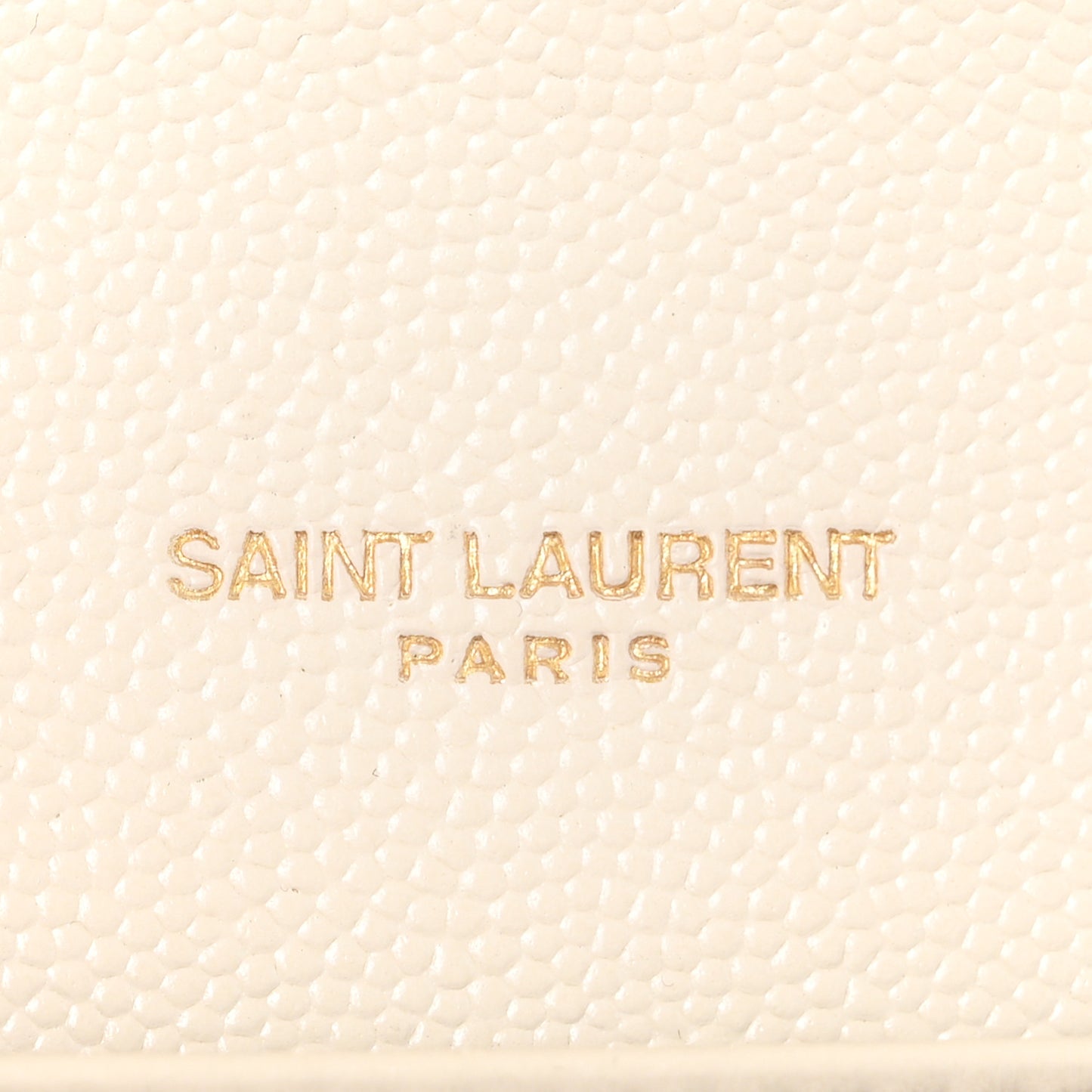 Grain De Poudre Monogram Cassandra Chain Wallet Crema Soft