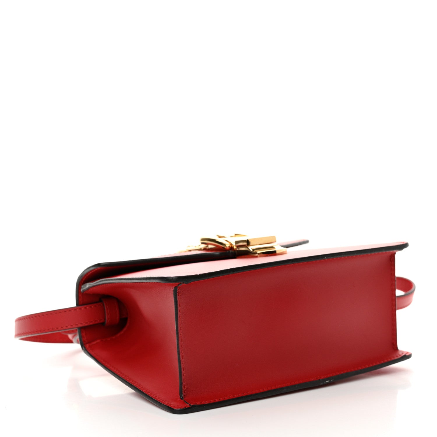 Gucci Calfskin Mini Sylvie Top Handle Bag Hibiscus Red 4 of 14