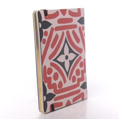 Louis Vuitton Monogram Giant Crafty Clemence Notebook Creme Rouge Black 3 of 6