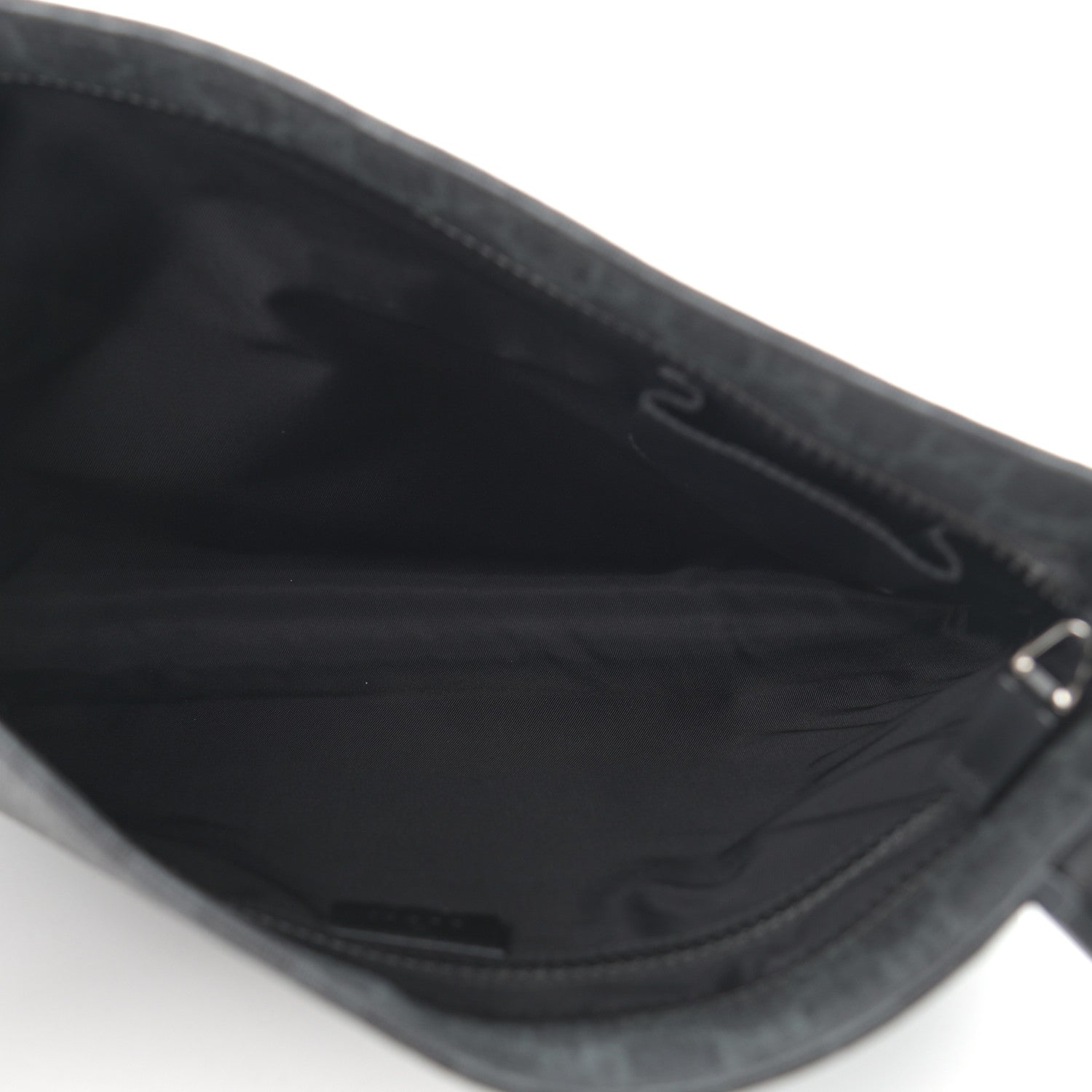 Gucci GG Plus Monogram Medium Flat Messenger Bag Black 5 of 10