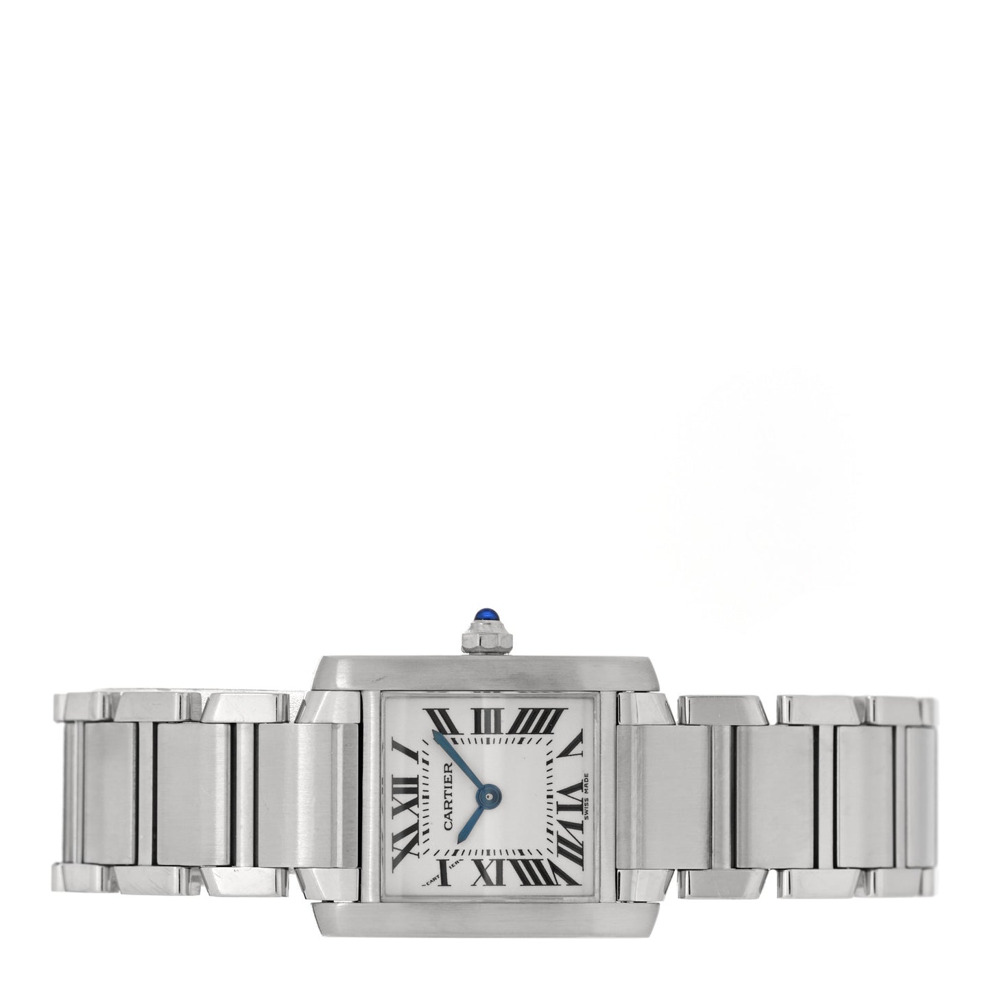 Stainless Steel 20mm Tank Francaise Quartz Watch