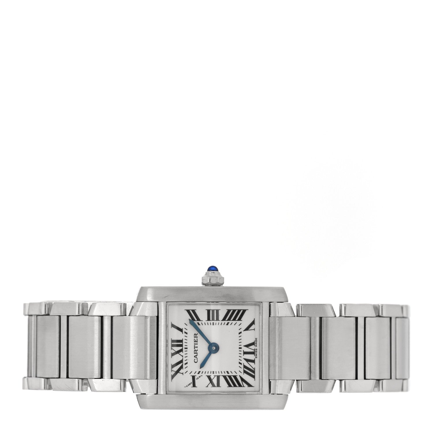 Cartier Stainless Steel 20mm Tank Francaise Quartz Watch 2 of 4