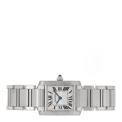 Cartier Stainless Steel 20mm Tank Francaise Quartz Watch 2 of 4
