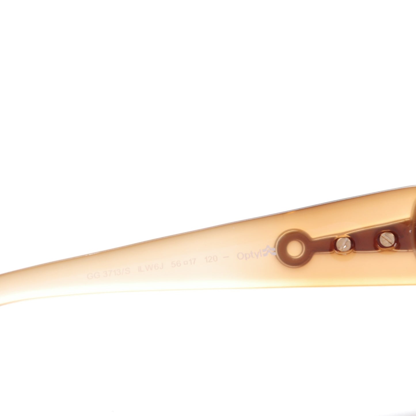 Square Frame Horsebit Sunglasses 3713/S Beige