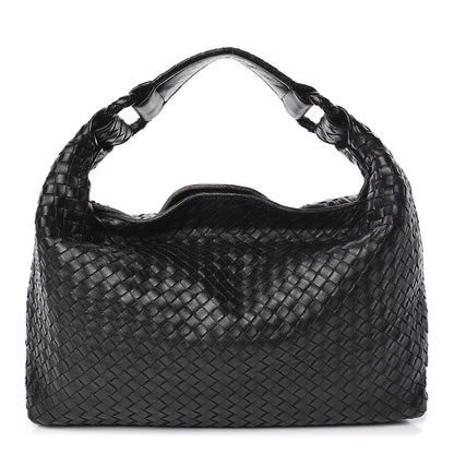 Bottega Veneta Nappa Intrecciato Sloane Hobo Black 1 of 14